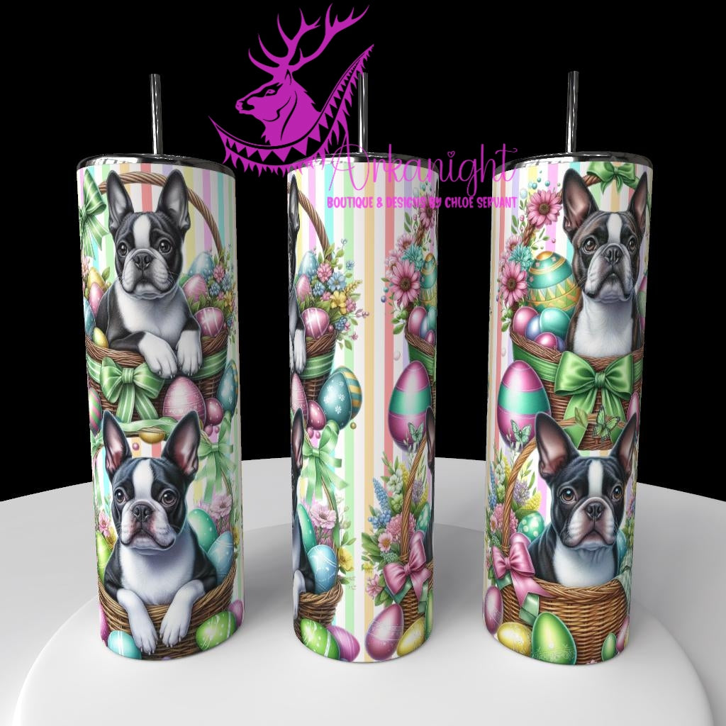 Gourde sur commande - Collection Pâques 2026 - Chiens - Boston Terrier