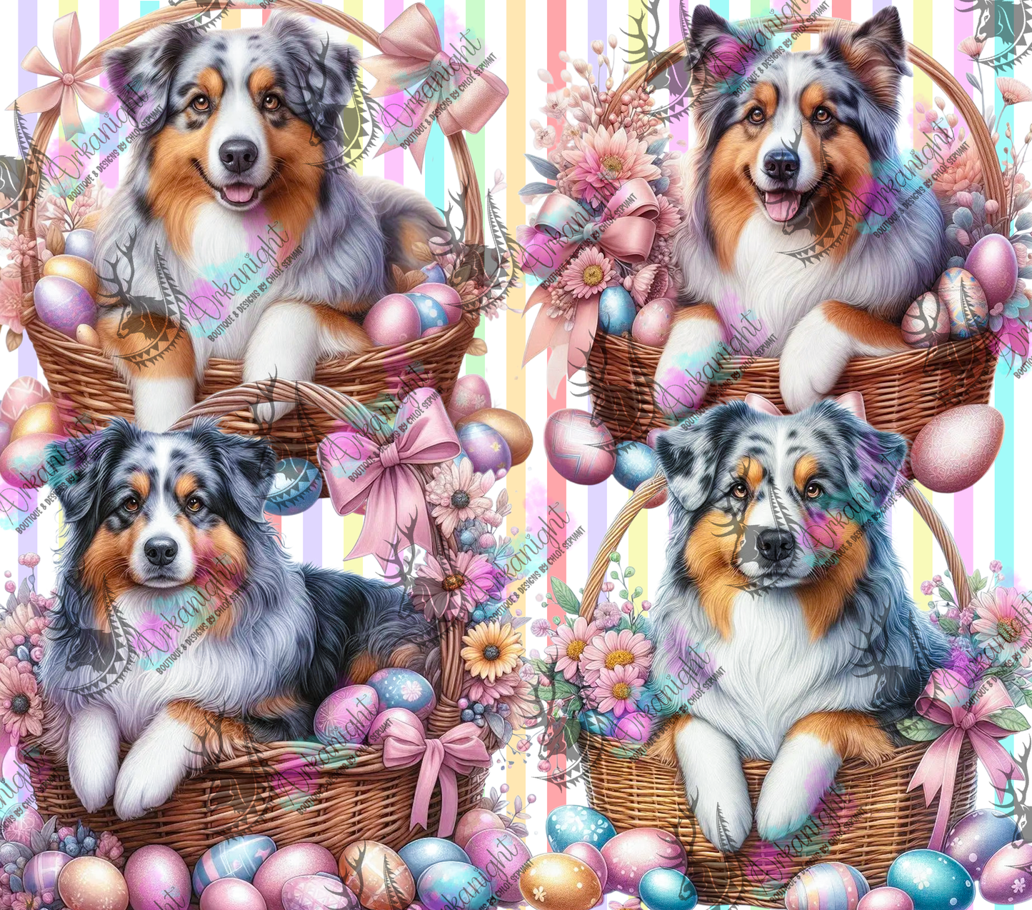 Numérique - Collection Pâques 2026 - Chiens - Berger Australien