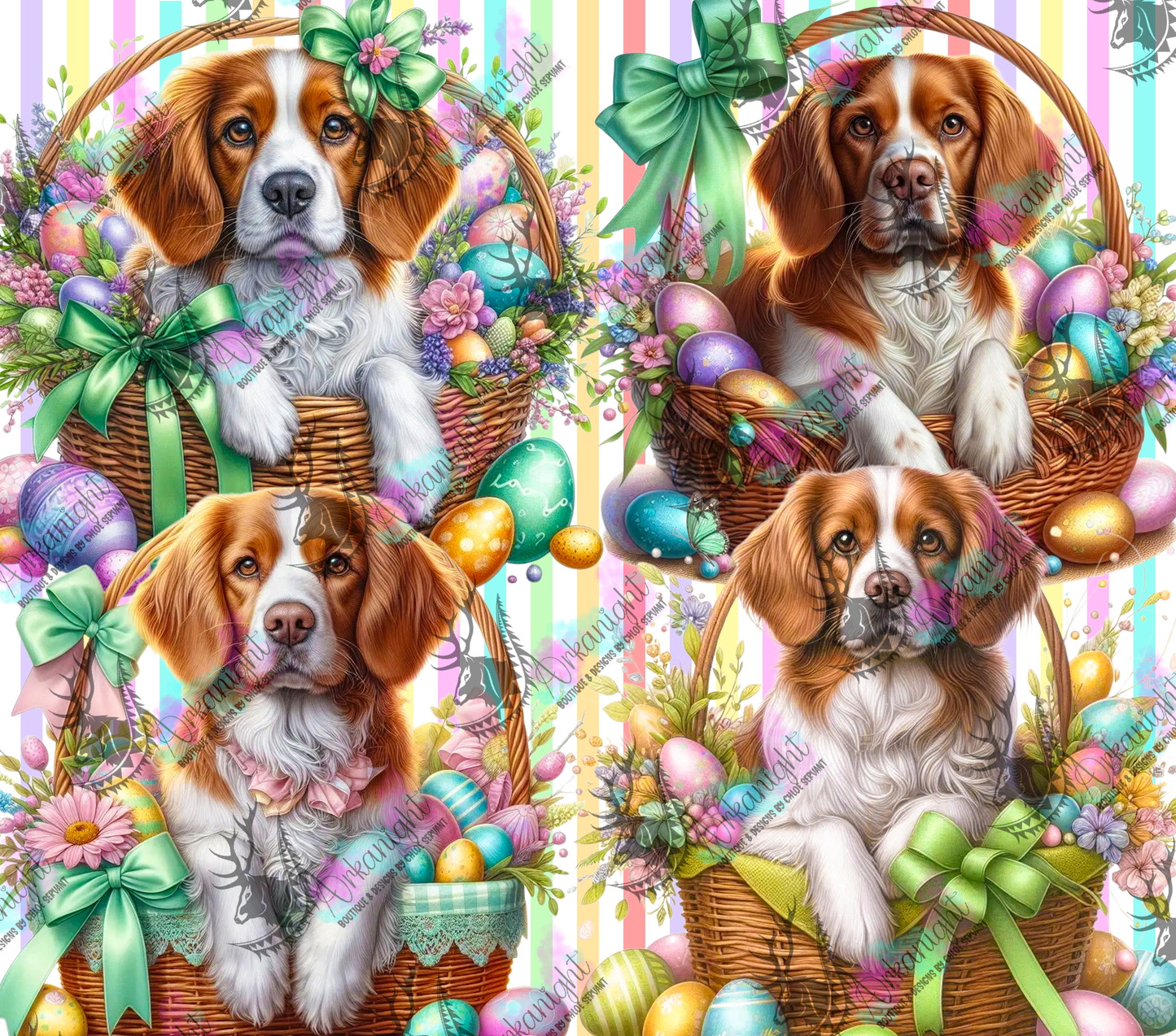 Numérique - Collection Pâques 2026 - Chiens - Brittany