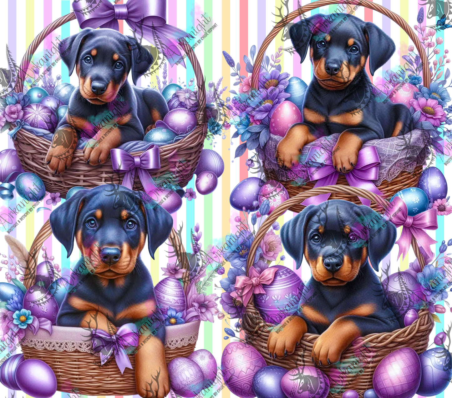 Numérique - Collection Pâques 2026 - Chiens - Doberman