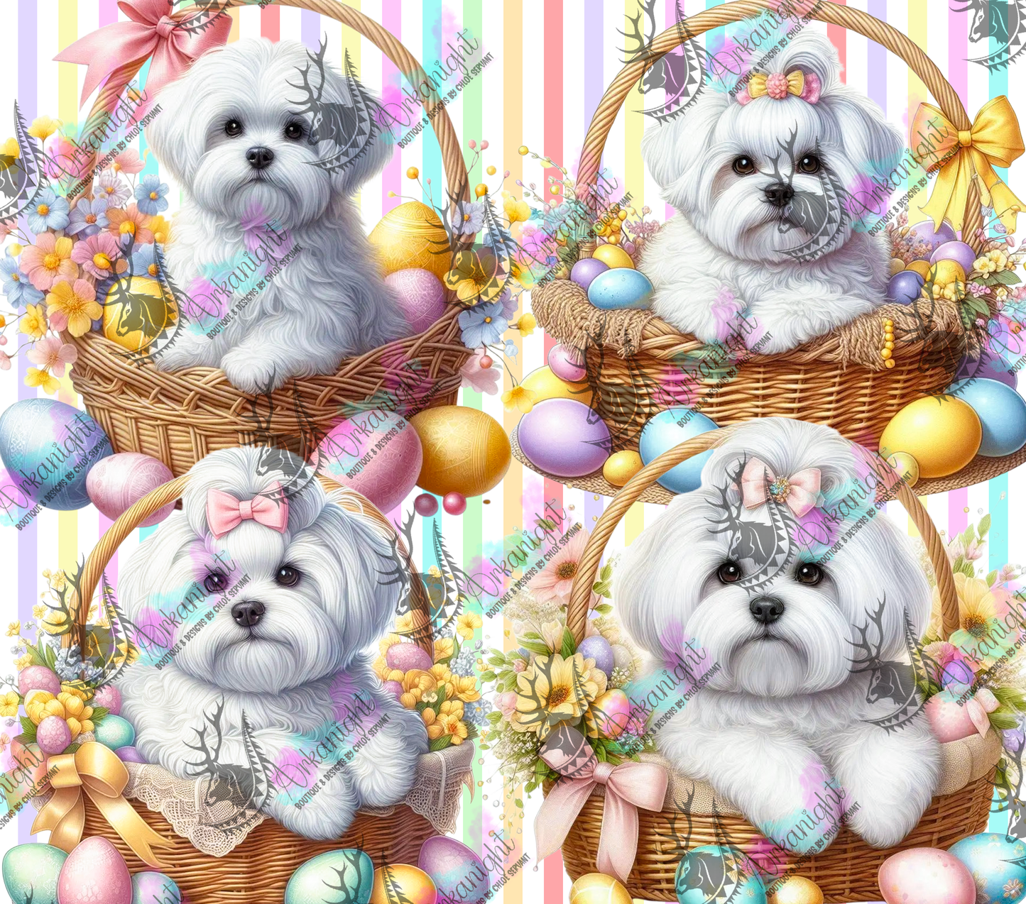 Numérique - Collection Pâques 2026 - Chiens - Bichon