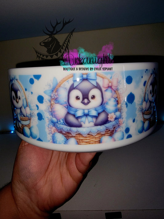 Gamelle en céramique sur commande - Collection Pâques 2026 - Pingouin