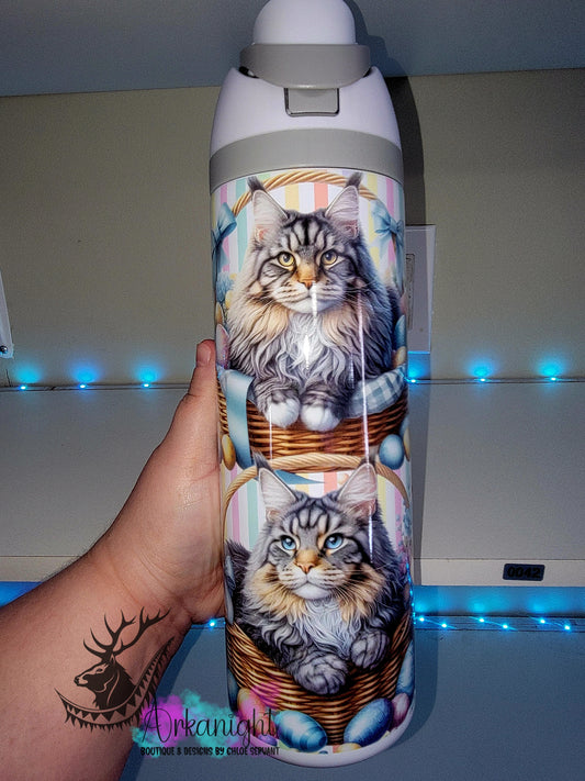 Owala DUPE 24 oz sur commande - Collection Pâques - Mainecoon Tabbie