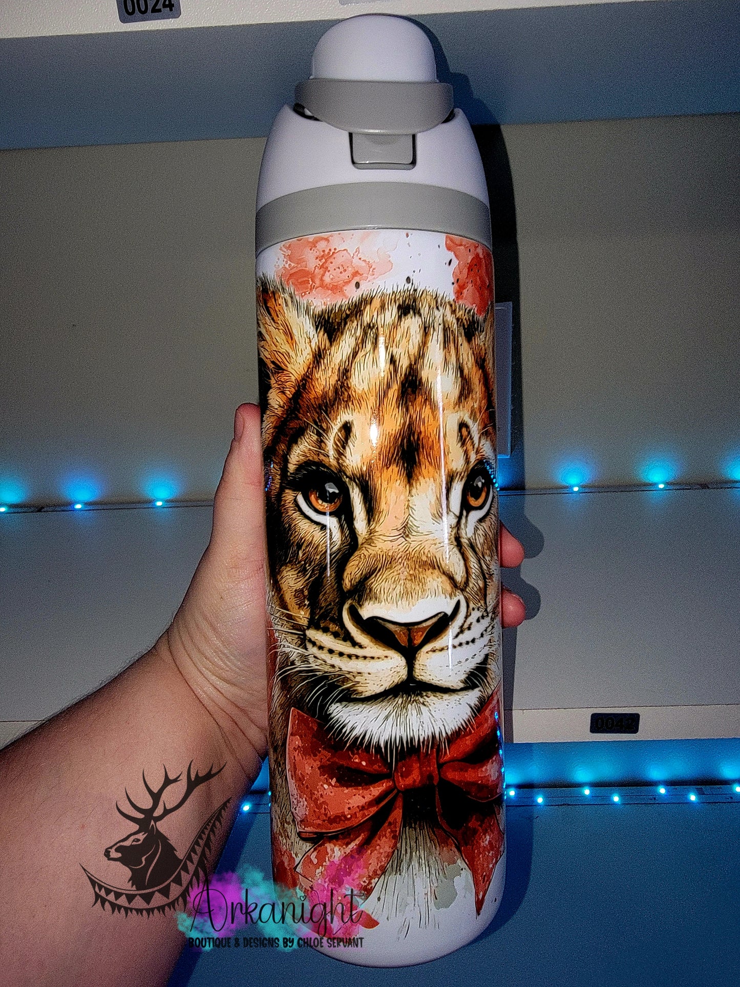 Owala DUPE 24 oz sur commande - Collection Watercolor Realism - Ado Lionne