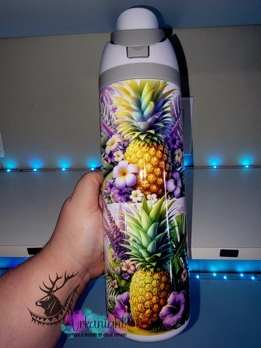 Owala DUPE 24 oz sur commande - Collection Fruits - Ananas