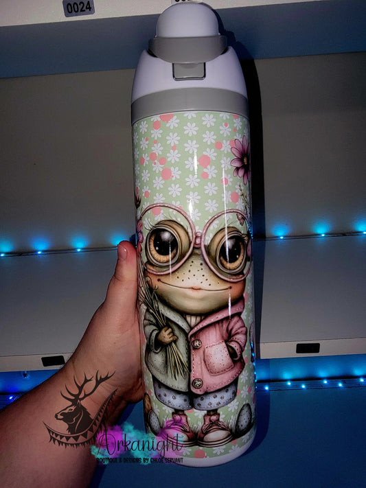 Owala DUPE 24 oz sur commande - Collection Pâques - Grenouille