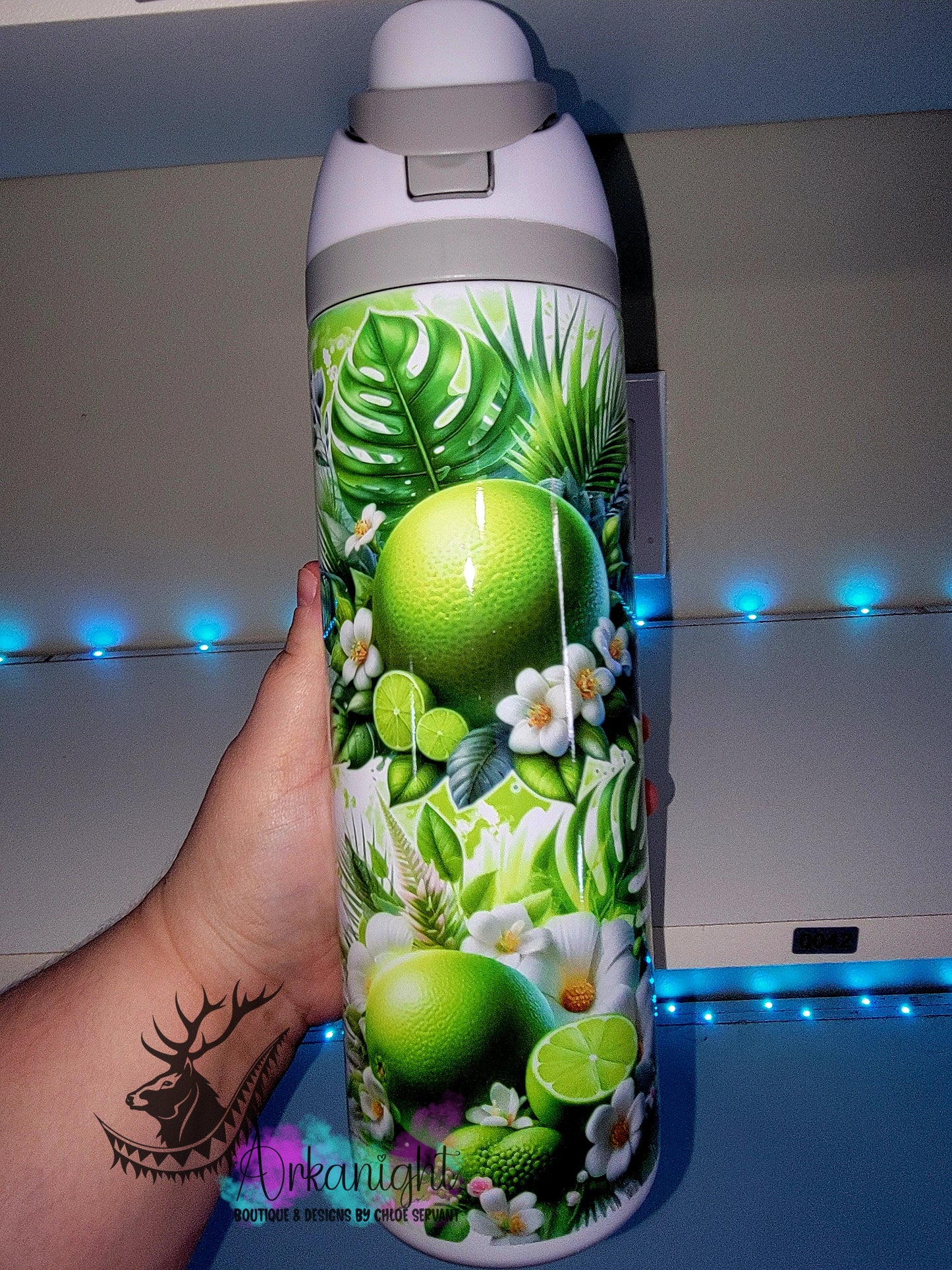 Owala DUPE 24 oz sur commande - Collection Fruits - Lime