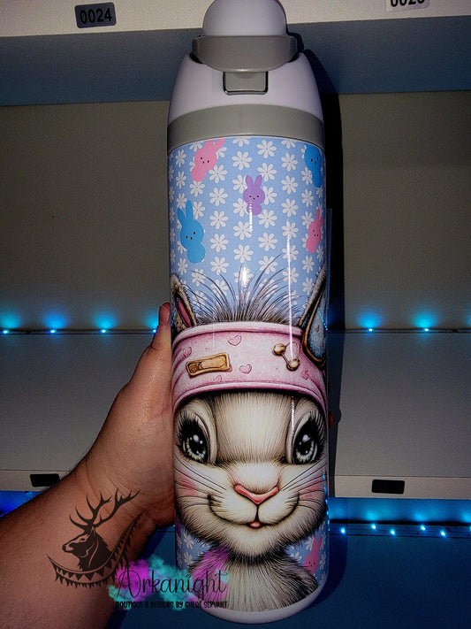 Owala DUPE 24 oz sur commande - Collection Pâques - Lapine & Peeps
