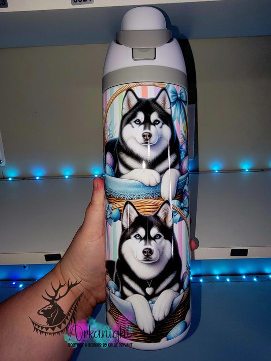 Owala DUPE 24 oz sur commande - Collection Pâques - Husky