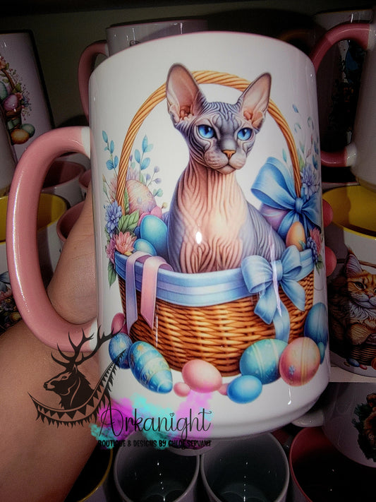 Tasse en céramique sur commande - Collection Pâques 2026 - Sphynx