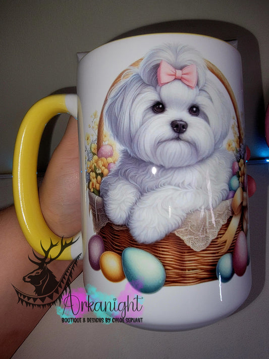 Tasse en céramique sur commande - Collection Pâques 2026 - Bichon