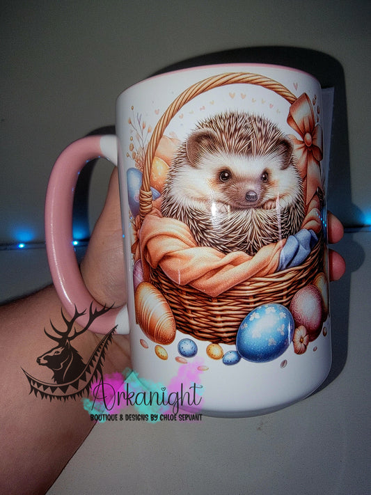 Tasse en céramique sur commande - Collection Pâques 2026 - Hérisson