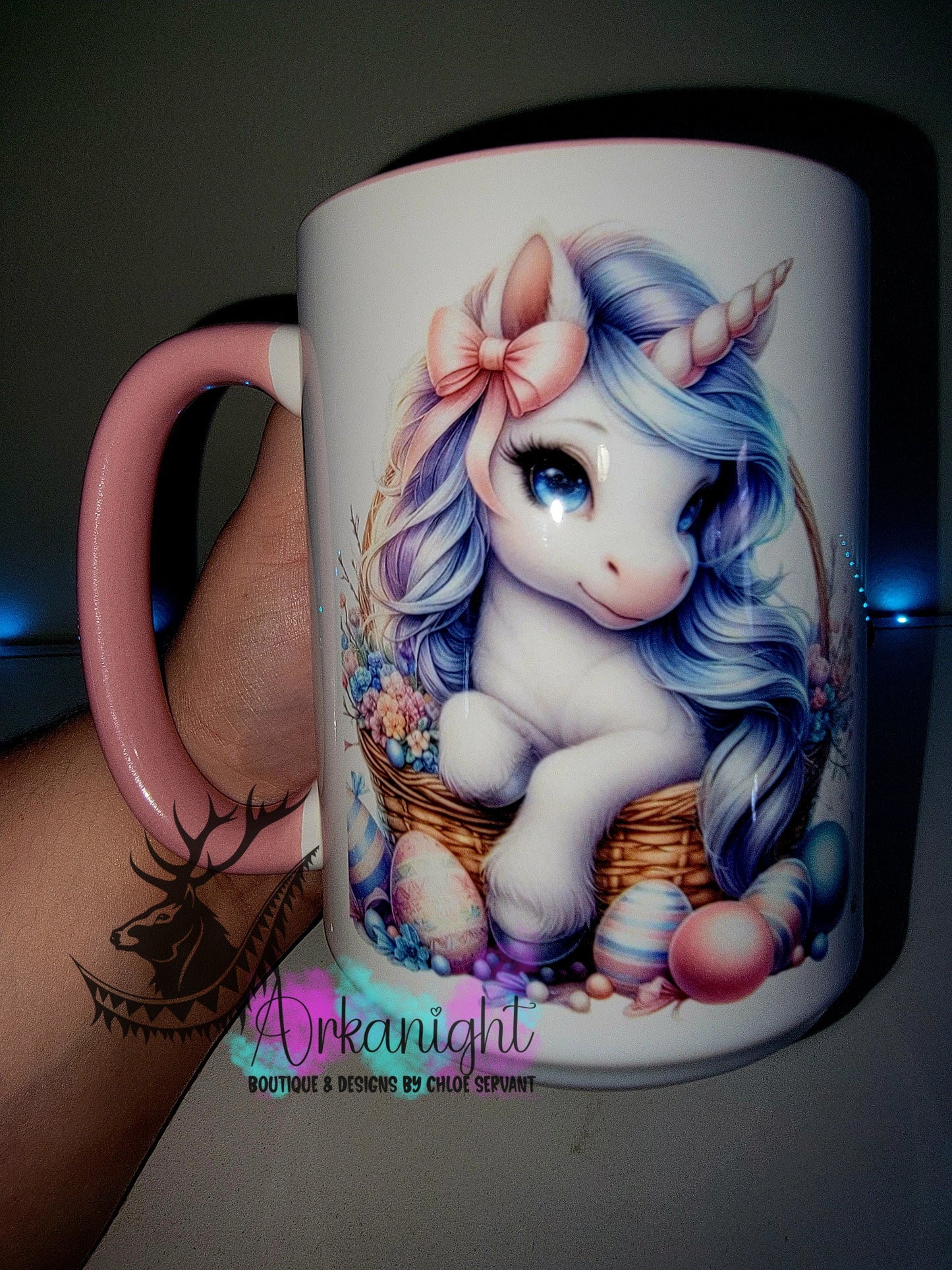 Tasse en céramique sur commande - Collection Pâques 2026 - Licorne