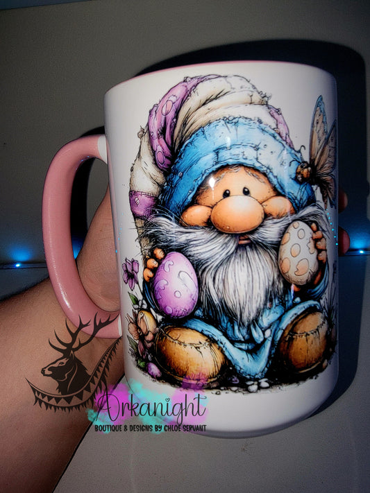Tasse en céramique sur commande - Collection Pâques 2026 - Vintage - Gnome