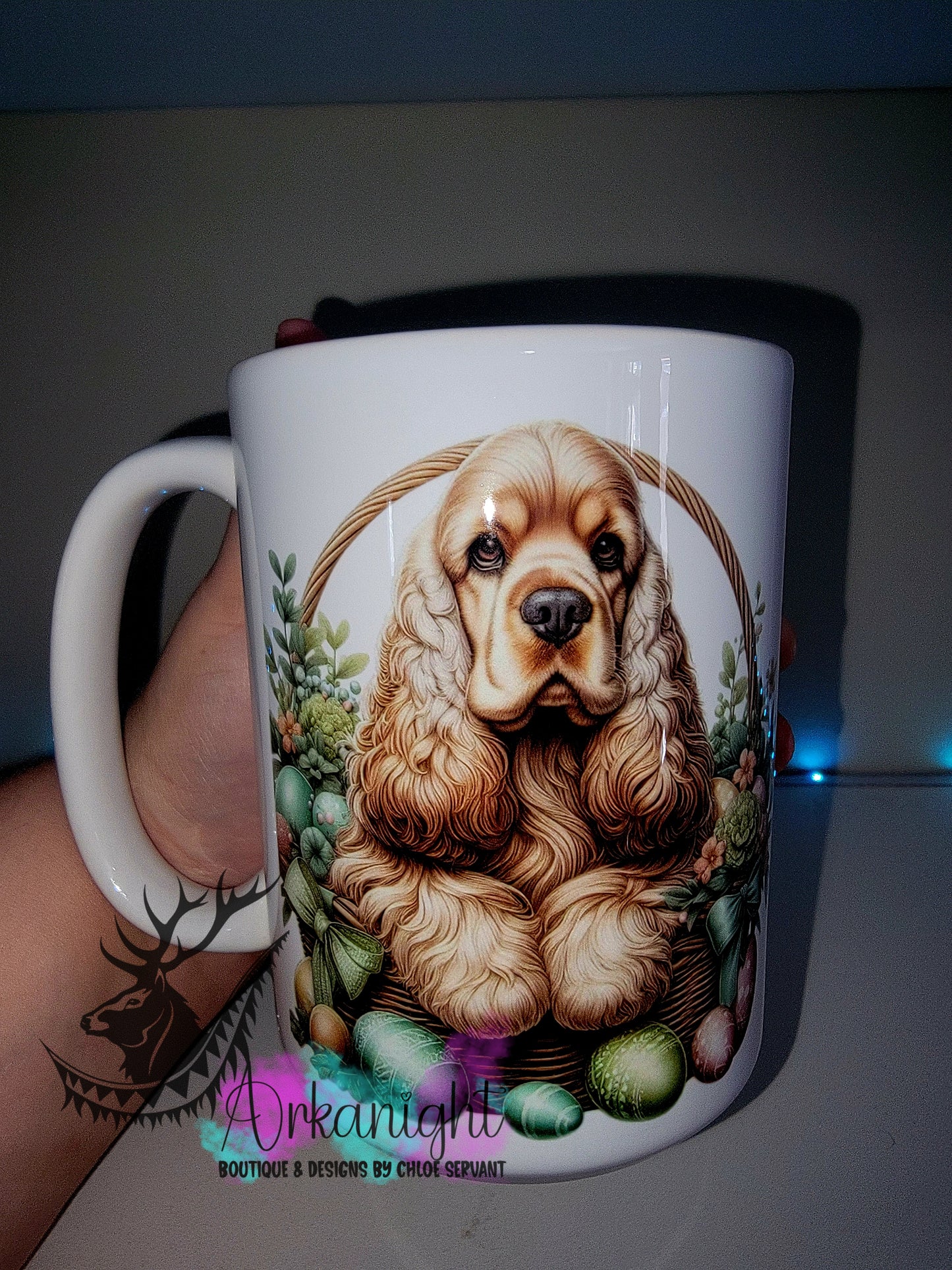 Tasse en céramique sur commande - Collection Pâques 2026 - English Cocker