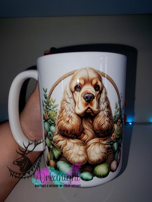Tasse en céramique sur commande - Collection Pâques 2026 - English Cocker