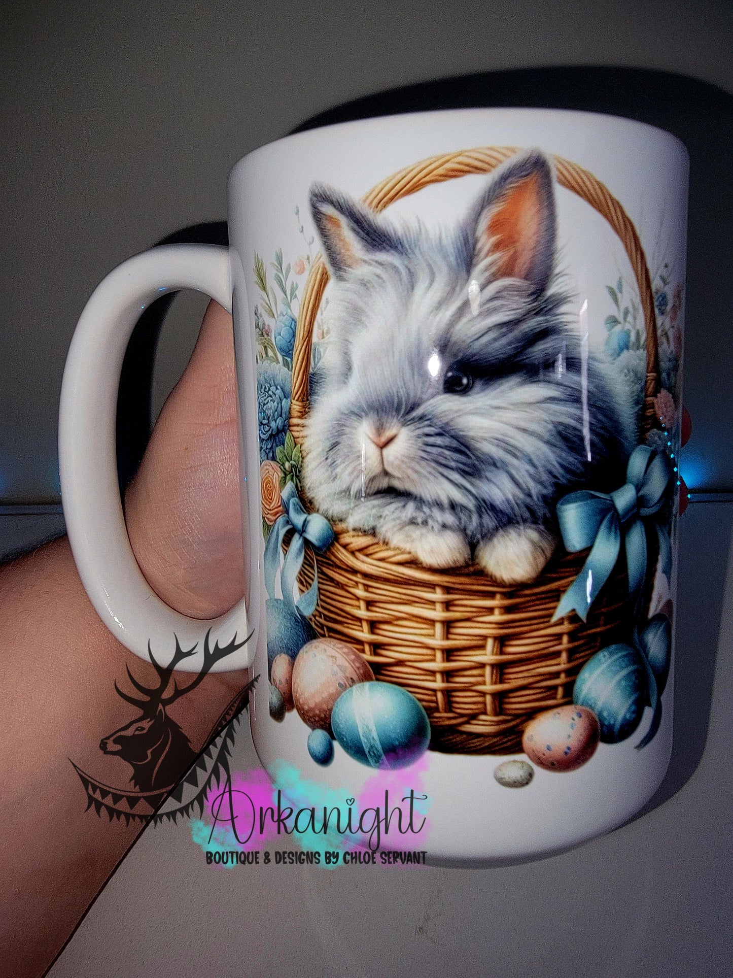 Tasse en céramique sur commande - Collection Pâques 2026 - Lapin Nain