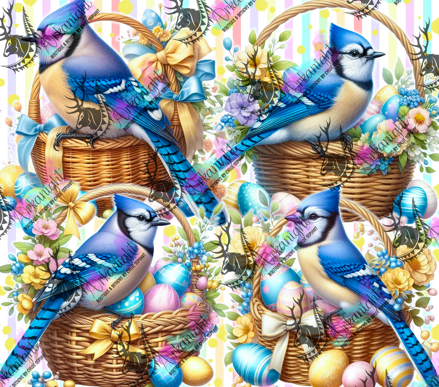 Numérique - Collection Pâques 2026 - Animaux - Geai Bleu
