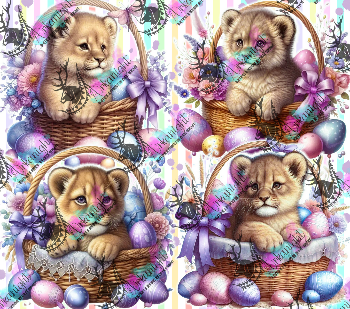 Numérique - Collection Pâques 2026 - Animaux - Lion