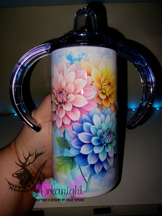 Gourde - Biberon Évolutif sur commande - Collection Realism Été 2026 - Dahlia Pastel