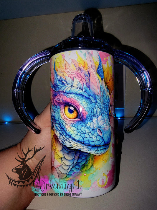 Gourde - Biberon Évolutif sur commande - Collection Realism Été 2026 - Dragon Multicolors