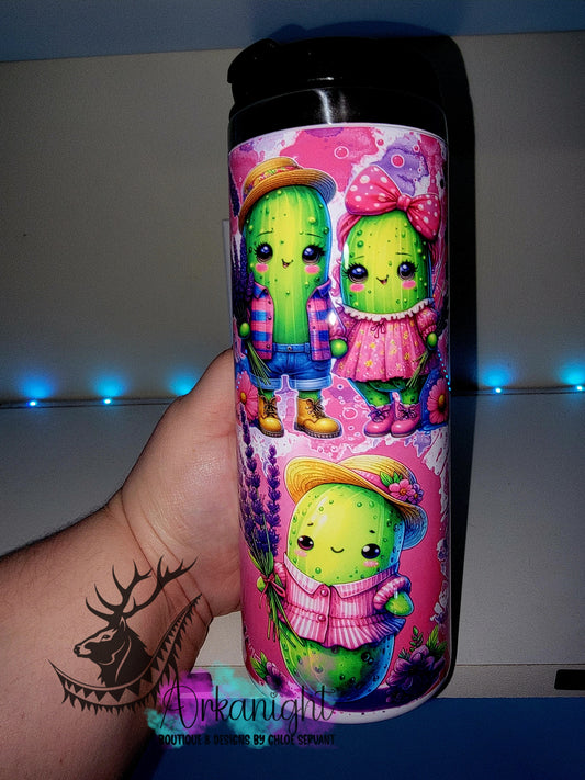 Gourde sur commande - Couvercle à café - 14 oz - Collection Été 2026 - Cornichon & Lavande