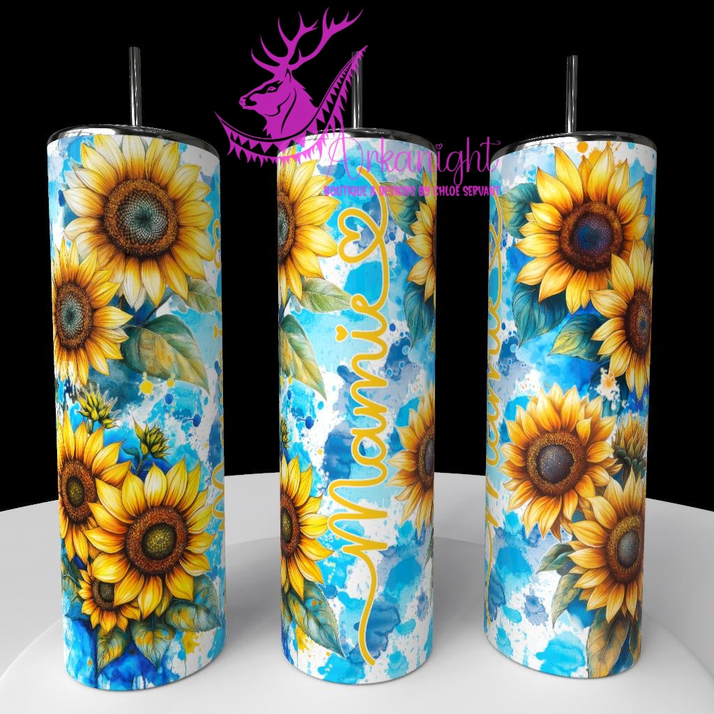 Gourde sur commande - Collection Fête des mères Fleurie 2026 - Sunflower - Mamie