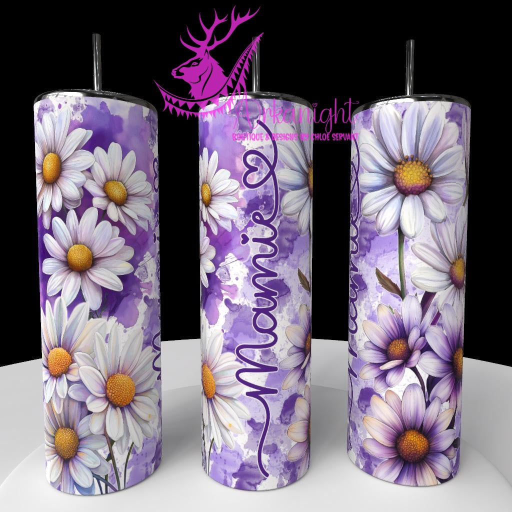 Gourde sur commande - Collection Fête des mères Fleurie 2026 - Marguerite - Mamie