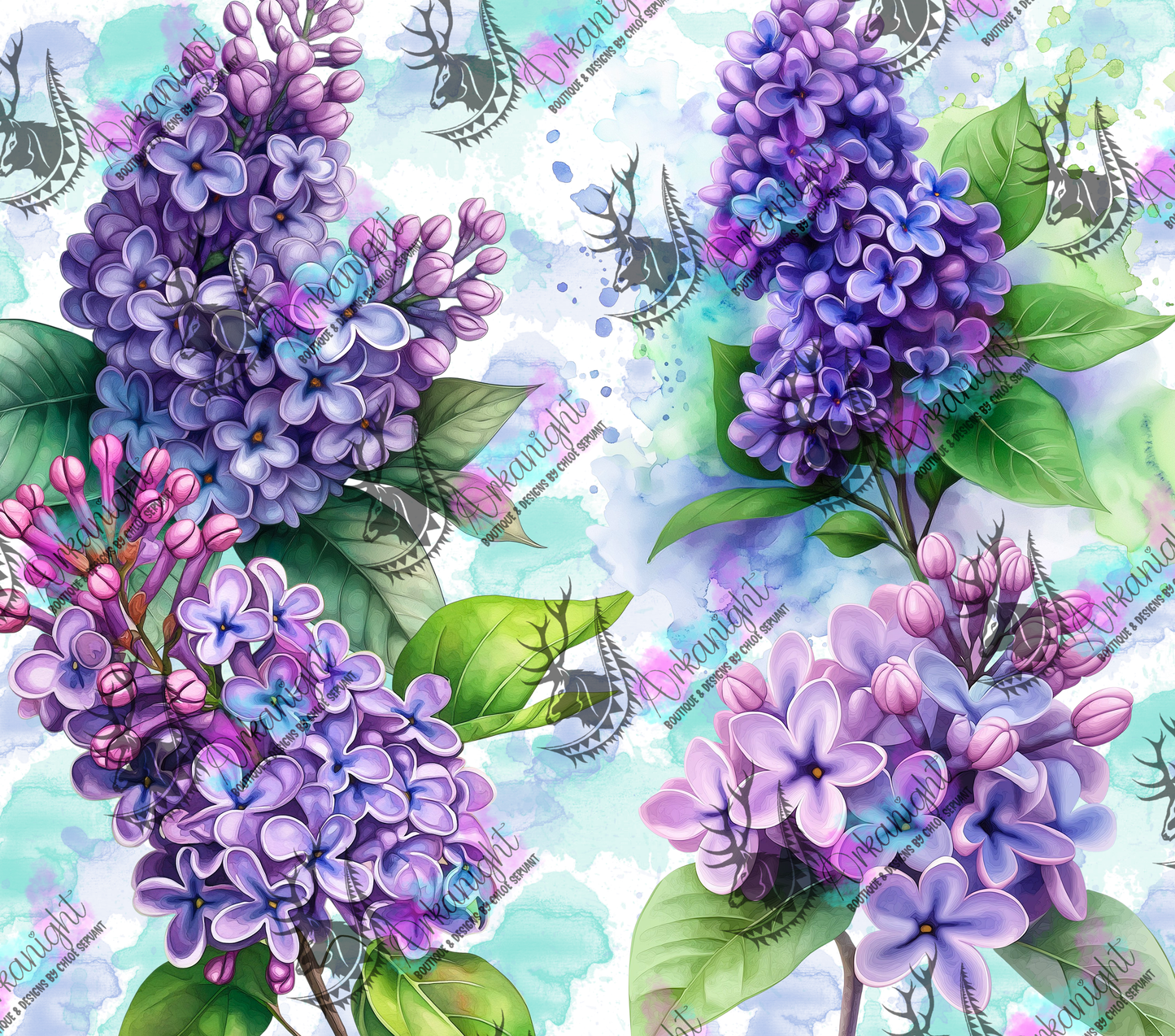 Numérique - Collection Fête des mères Fleurie 2026 - Lilas - Maman - Mamie - Sans Texte (3 designs inclus)