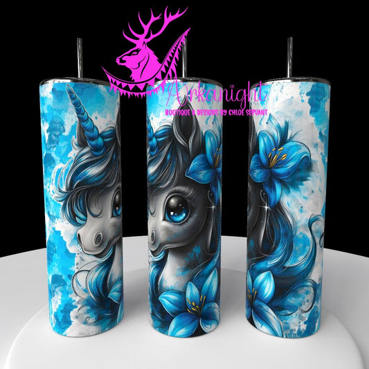 Numérique - Collection Fantaisie 2026 - Pouliche/Licorne - Grise & Turquoise