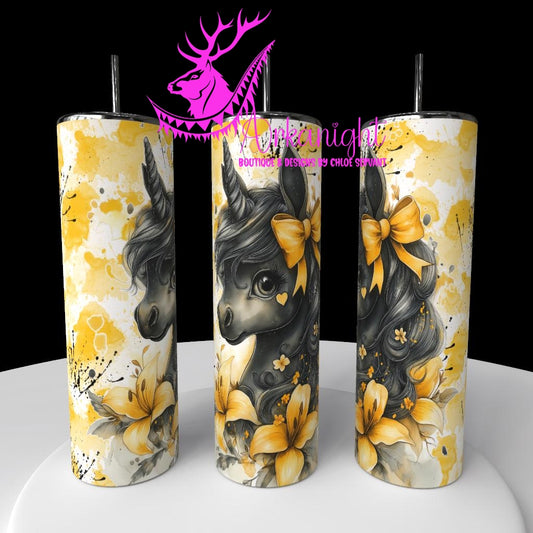 Numérique - Collection Fantaisie 2026 - Pouliche/Licorne - Noir et Jaune
