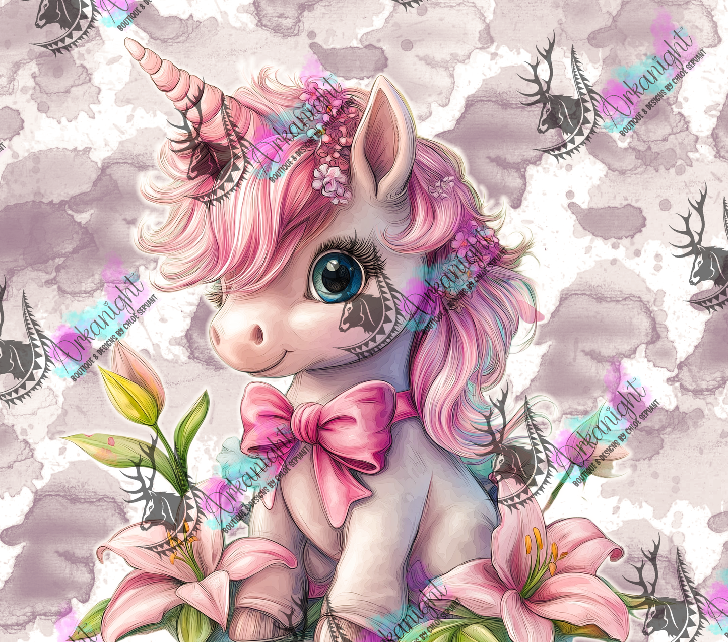 Numérique - Collection Fantaisie 2026 - Pouliche/Licorne - Rose