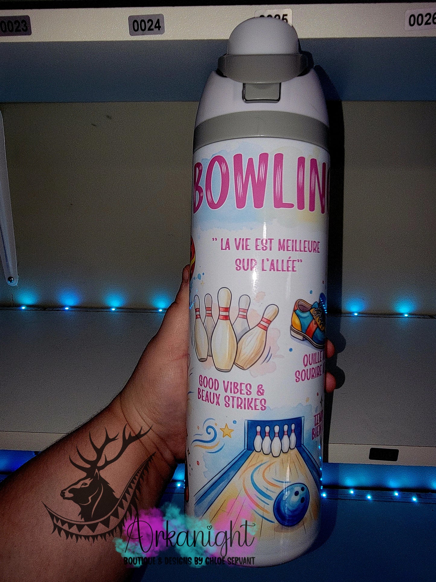 Owala DUPE 24 oz sur commande - Collection Métiers & Occupations - Le Bowling