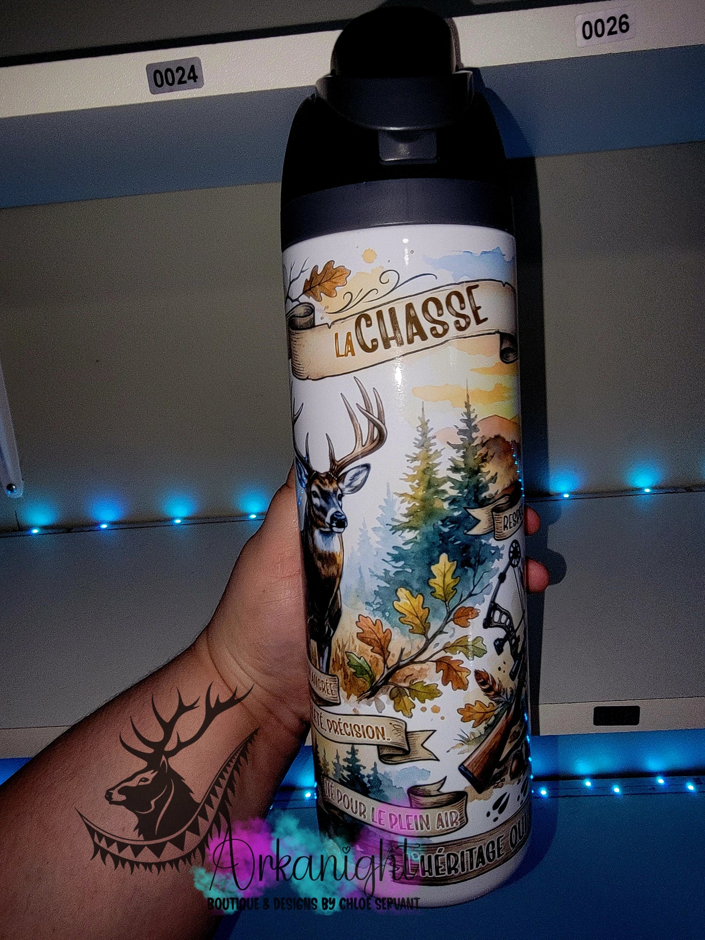 Owala DUPE 24 oz sur commande - Collection Métiers & Occupations - La chasse