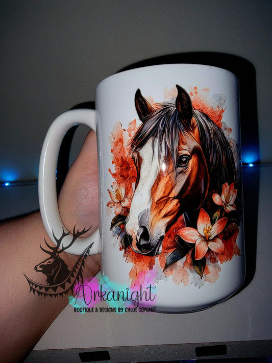 Tasse en céramique sur commande - Collection Western 2026 - Realism - Cheval Bai