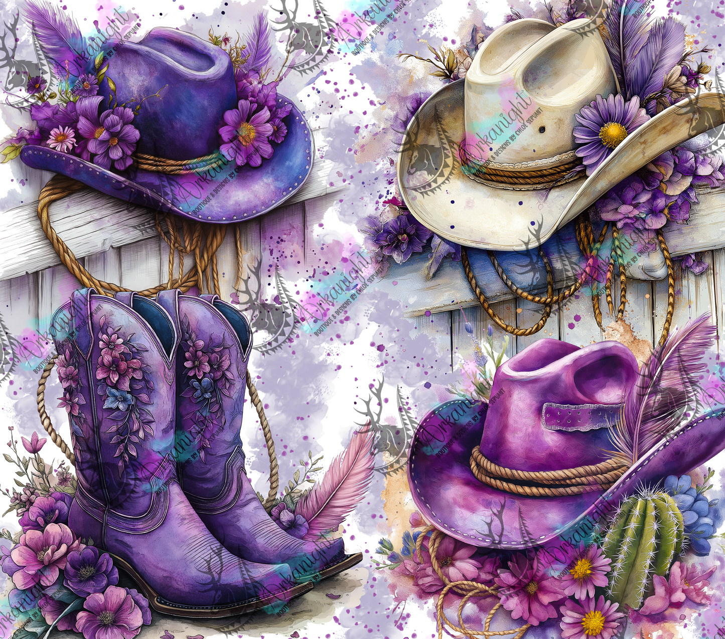 Numérique - Collection Western 2026 - Cowgirl Mauve