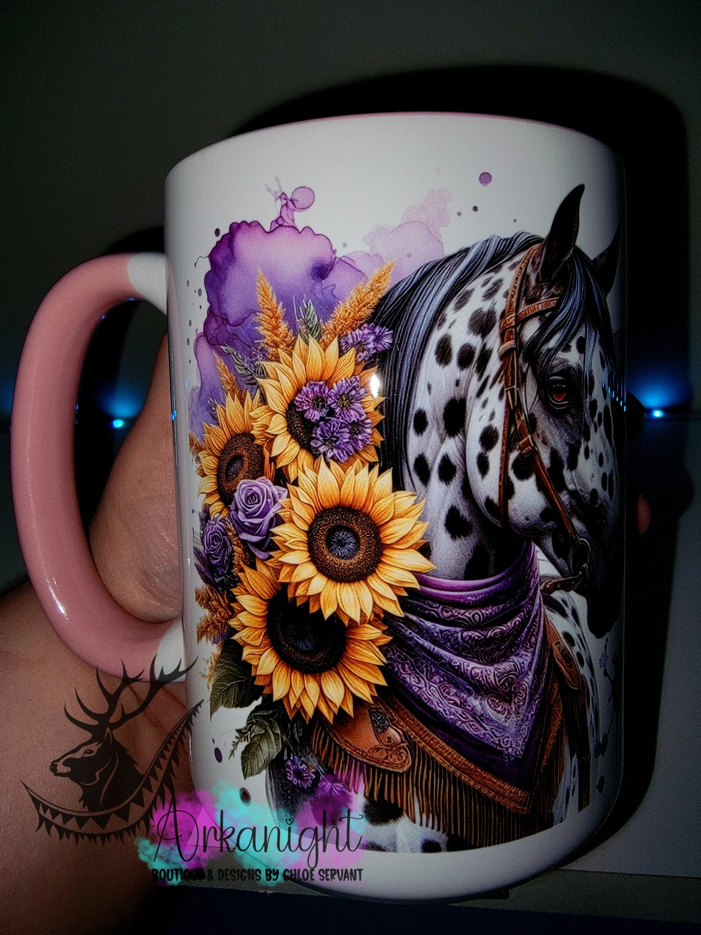 Tasse en céramique sur commande - Collection Western 2026 - Cheval Appaloosa