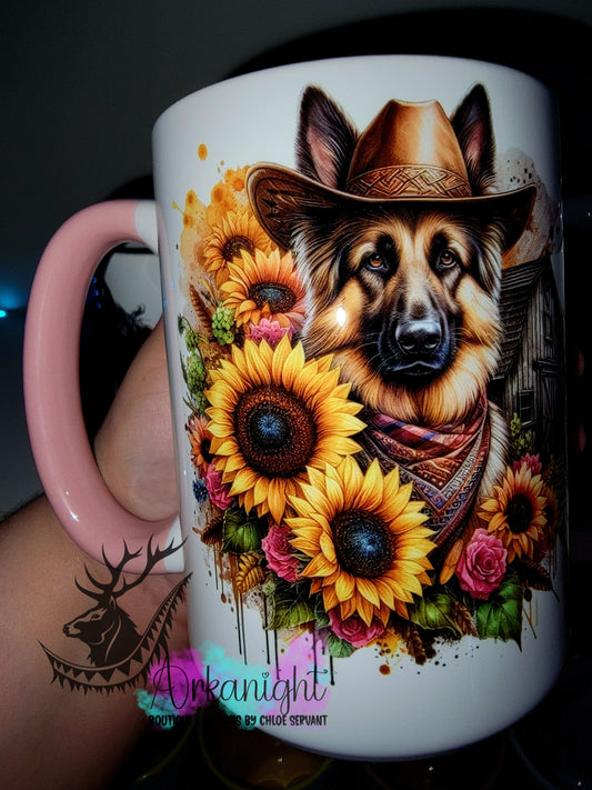 Tasse en céramique sur commande - Collection Western 2026 - Berger Allemand