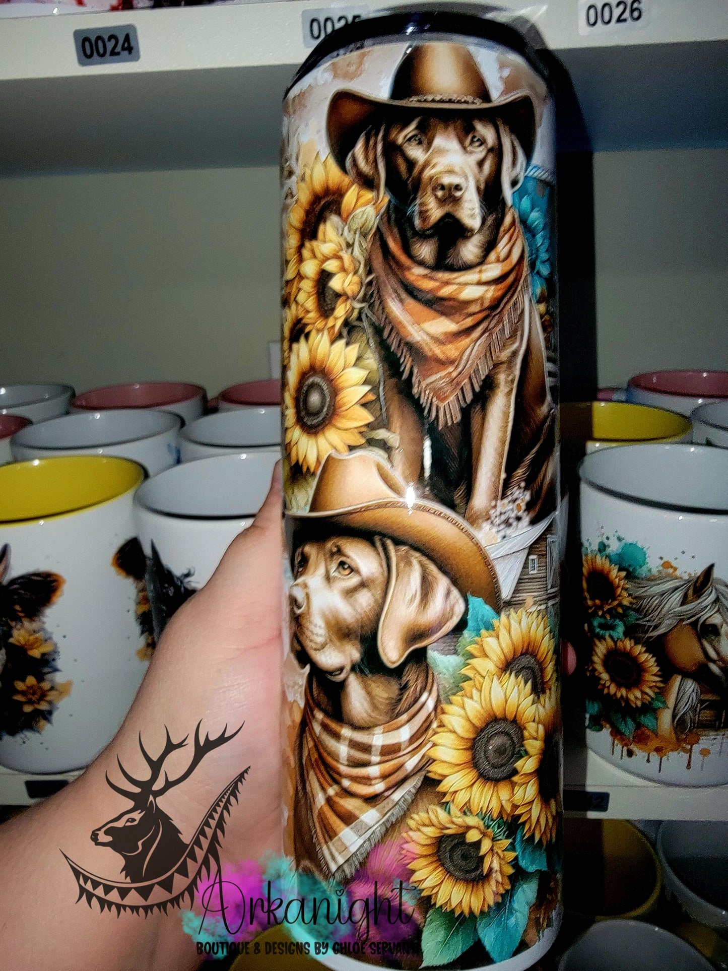 Gourde sur commande - Collection Western 2026 - Labrador Brun