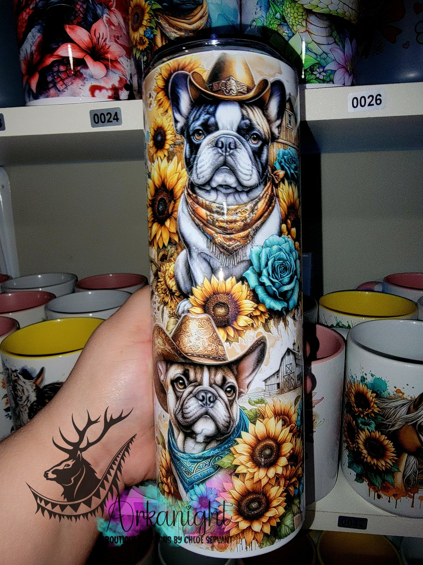 Gourde sur commande - Collection Western 2026 - French Bulldog