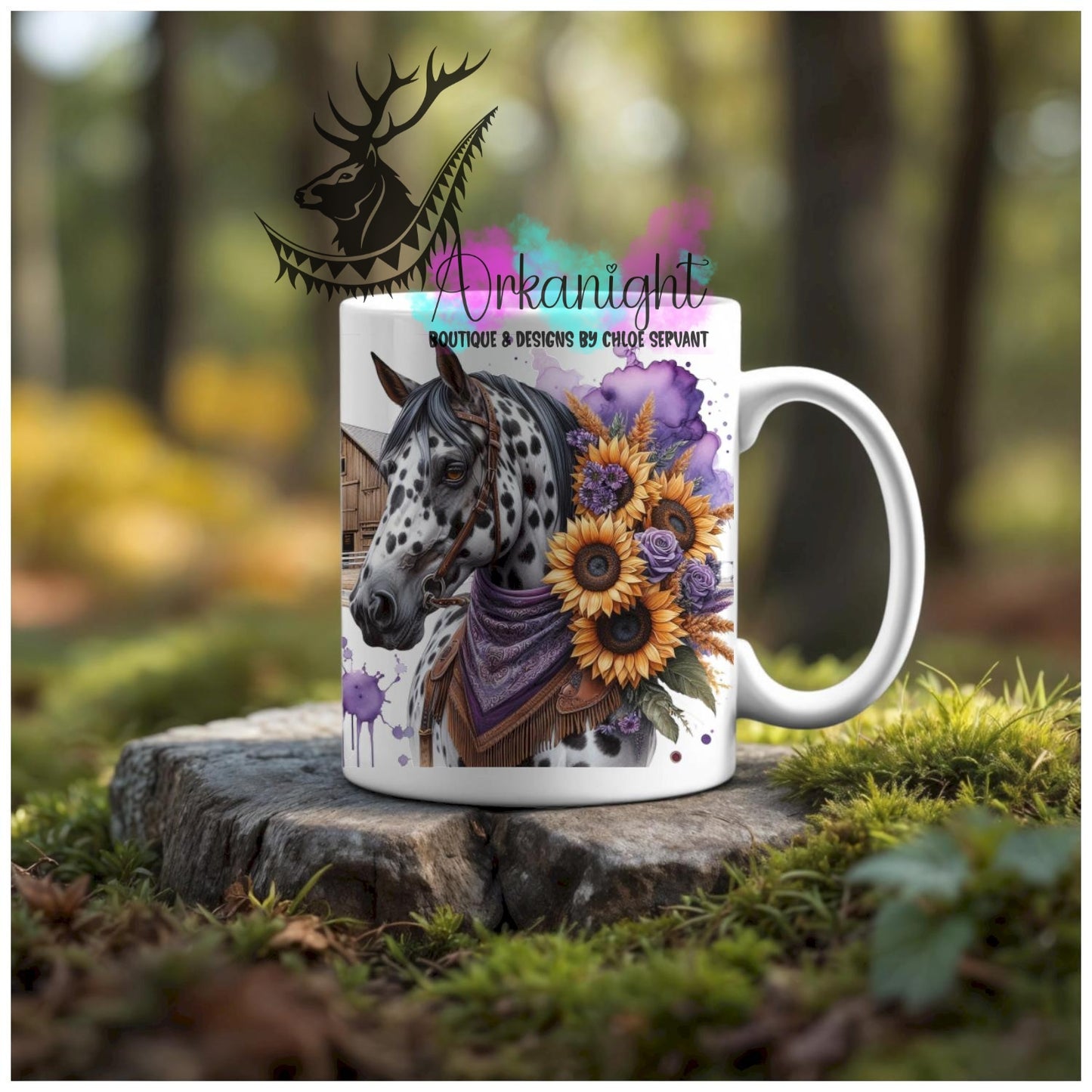 Numérique - Tasse en céramique - Western 2026 - Cheval Appaloosa
