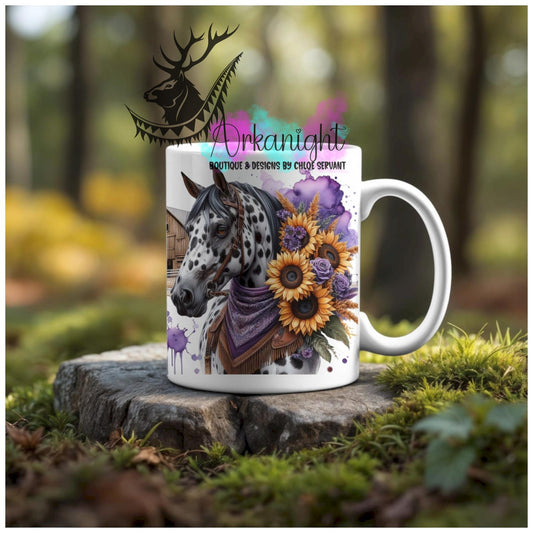 Numérique - Tasse en céramique - Western 2026 - Cheval Appaloosa