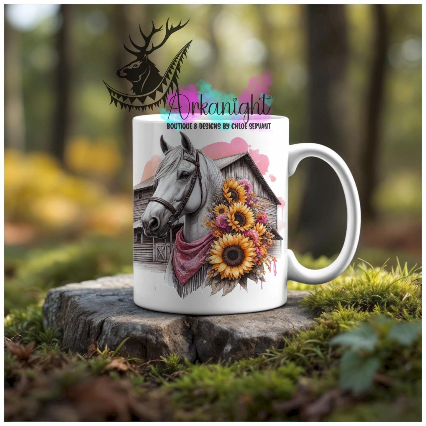 Numérique - Tasse en céramique - Western 2026 - Cheval Blanc
