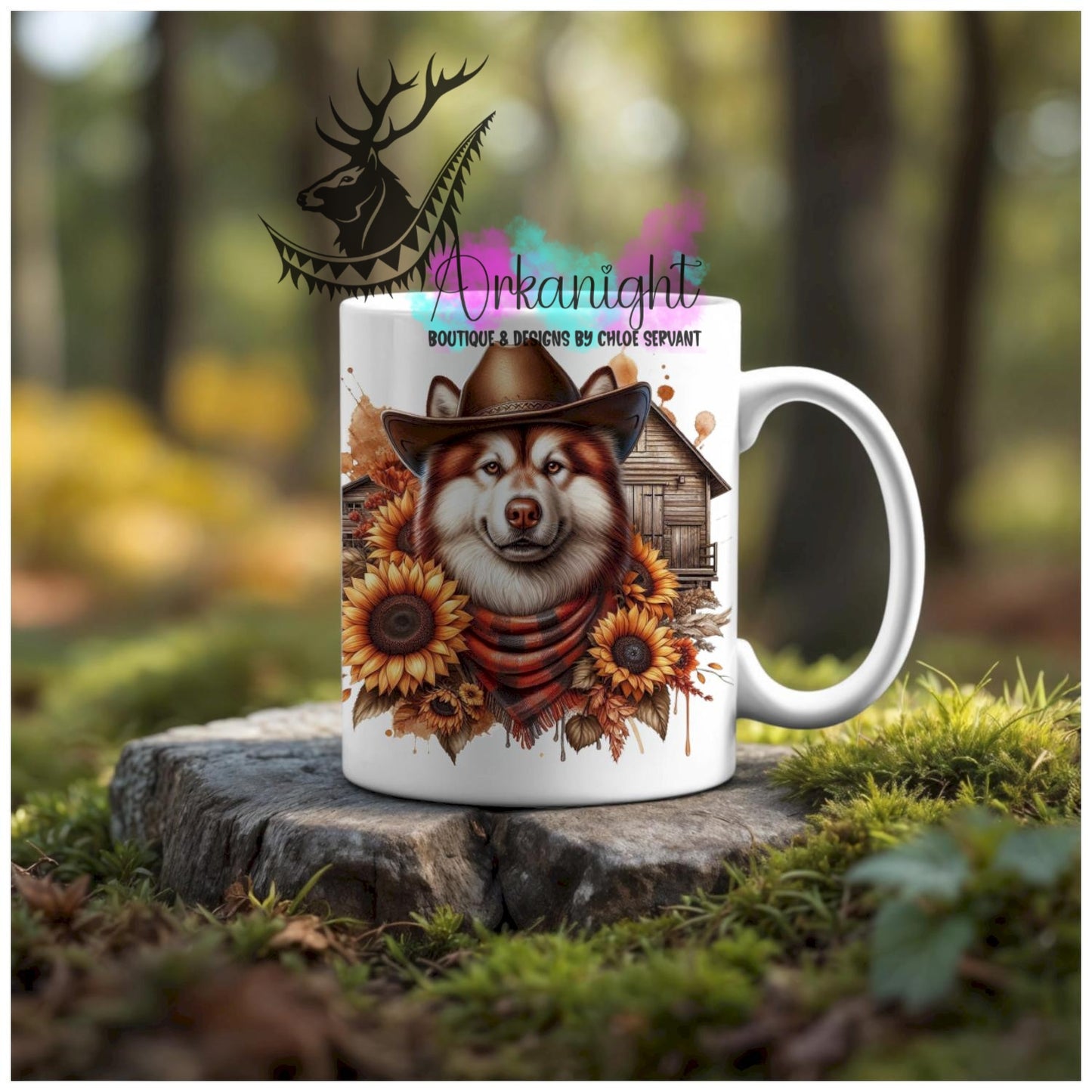 Numérique - Tasse en céramique - Western 2026 - Malamute