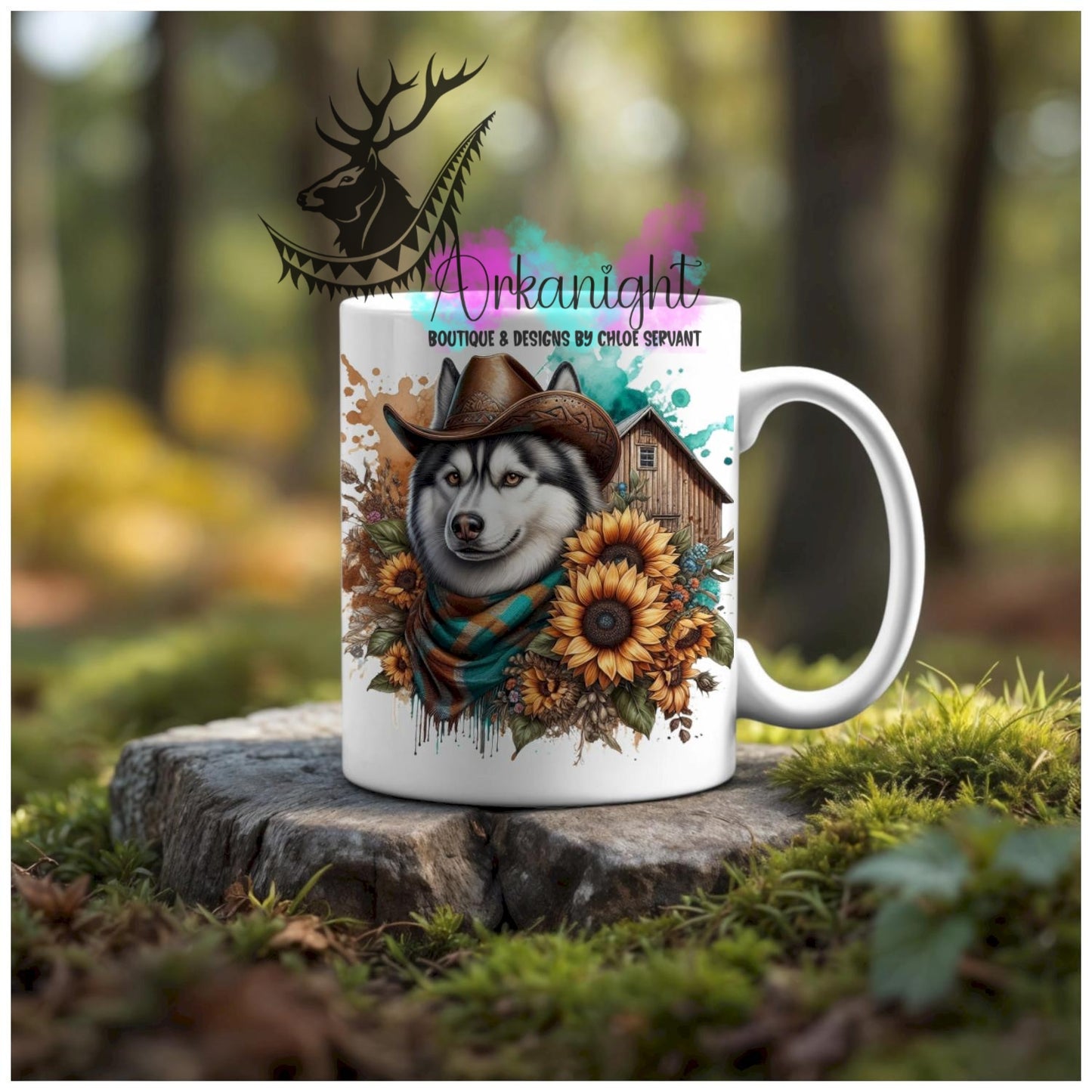 Numérique - Tasse en céramique - Western 2026 - Husky