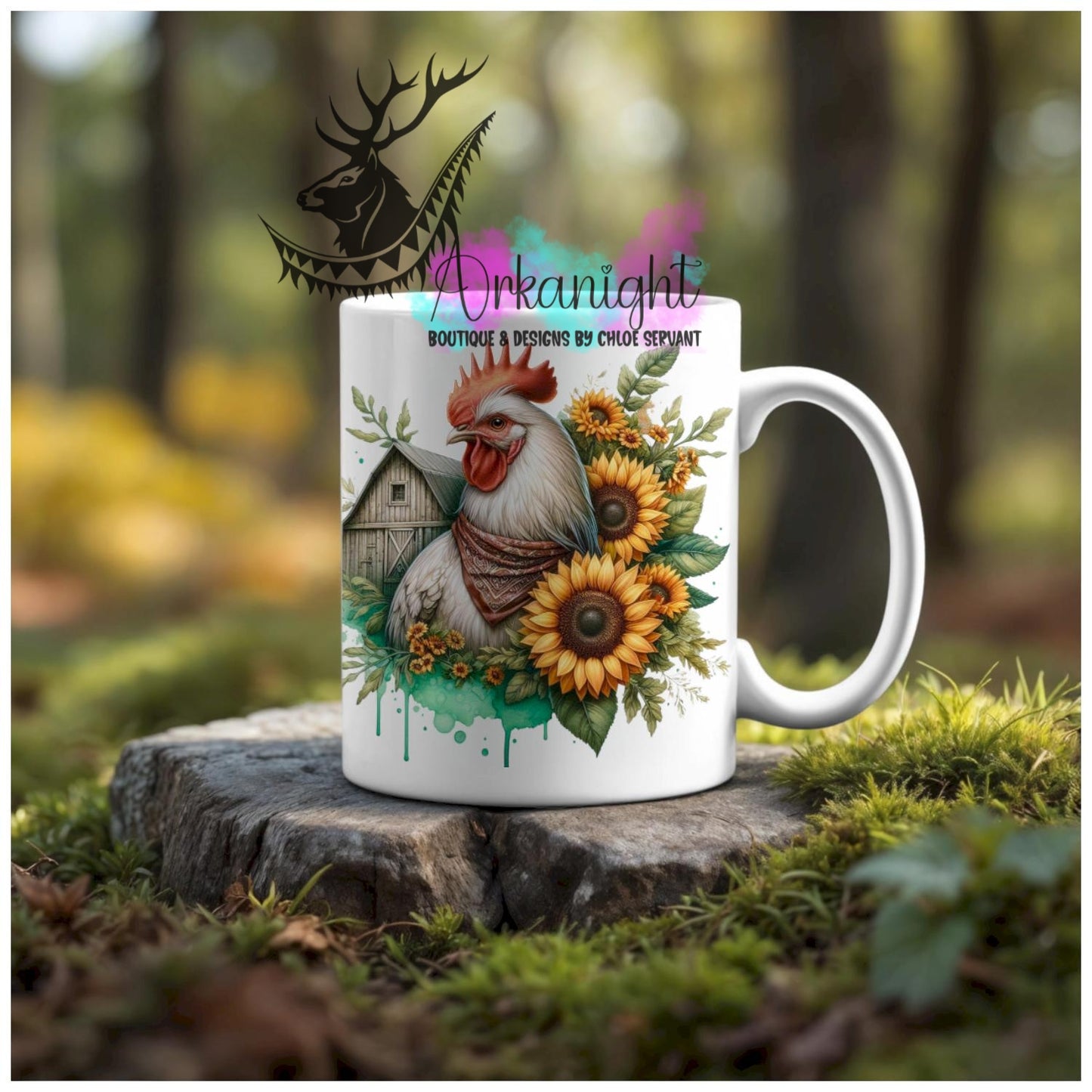Numérique - Tasse en céramique - Western 2026 - Poulet