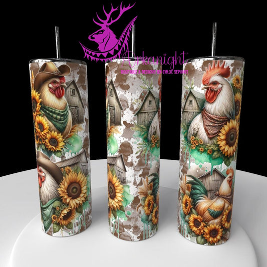 Gourde sur commande - Collection Western 2026 - Poules