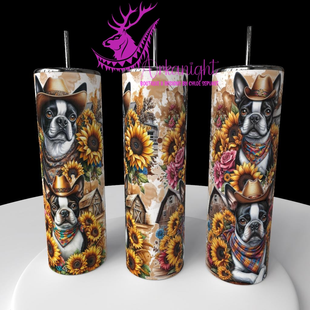 Gourde sur commande - Collection Western 2026 - Boston Terrier