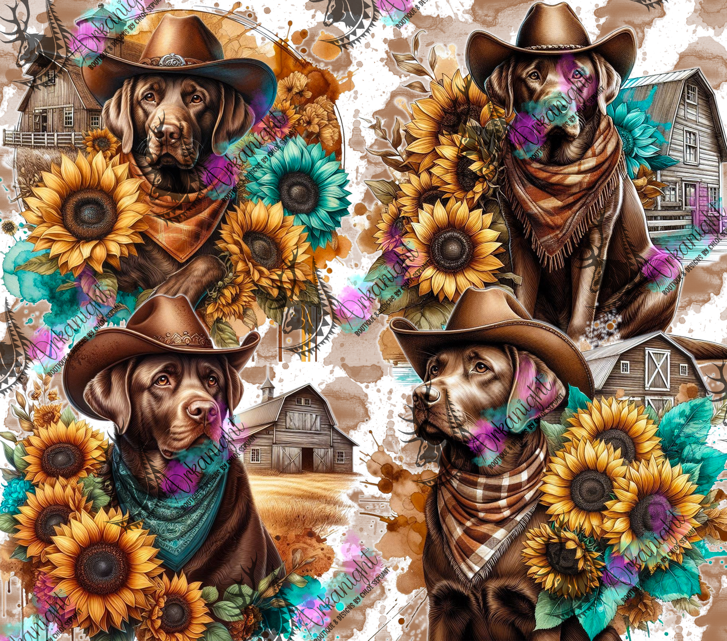 Numérique - Collection Western 2026 - Labrador Brun