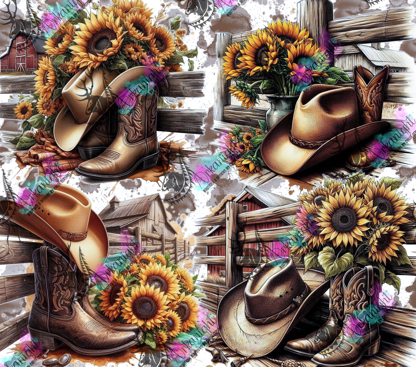 Numérique - Collection Western 2026 - The Ranch - Teinte neutral